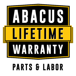 Abacus Lifetime Warranty (Parts & Labor)